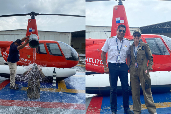 Carolina Dementiev graduated as a commercial pilot