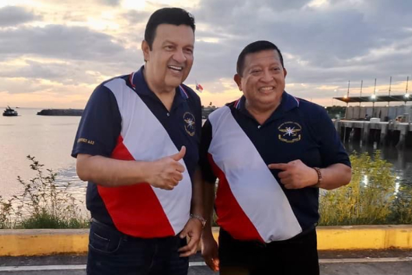 Lucho de Sedas y Osvaldo Ayala. Foto: Facebook / Osvaldo Ayala Panamá