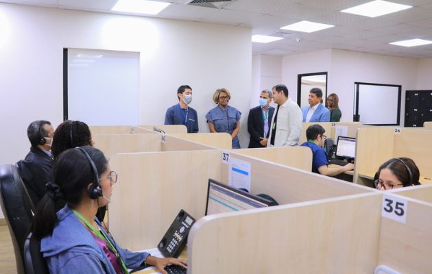 Centro de llamas del Ministerio de Salud. Foto: Minsa