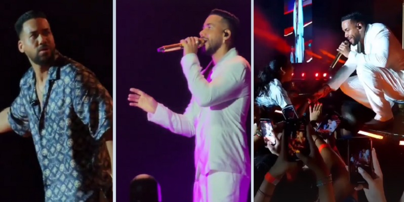 Romeo Santos cheered up his fans in Panama