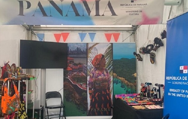 En el festival  hay un 'stand' de Panamá con artesanías. Foto: Cortesía