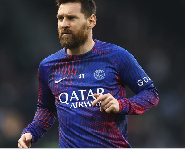 El jugador argentino del PSG, Leo Messi. Foto: EFE