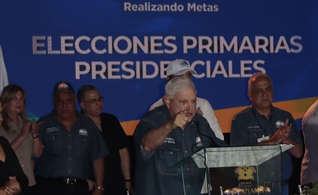 Ricardo Martinelli venció en las primarias presidenciales de Realizando Metas. Foto: Victor Arosemena