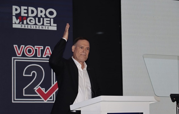   Pedro Miguel González cerró este martes su campaña electoral. Foto: Víctor Arosemena