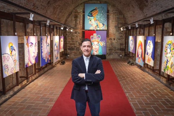 Azael Pitti se ha dedicado a las artes plásticas toda su vida. Foto: Cortesía