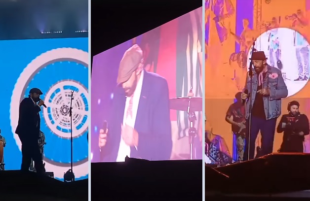 Juan Luis Guerra, fans enjoyed the concert despite the rain