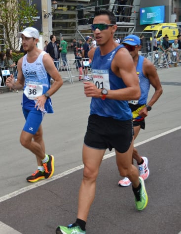 Yassir Cabrera en competencia. Foto: Cortesía