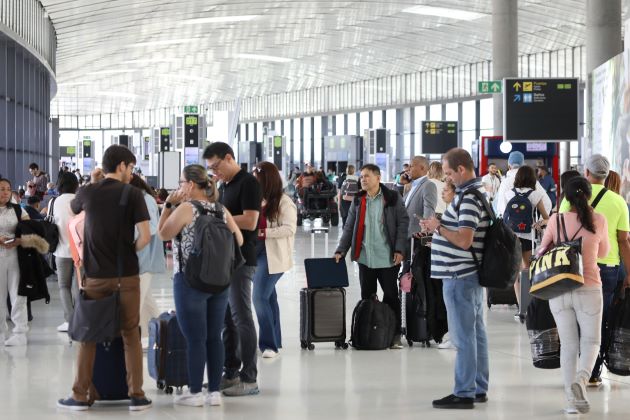Del total de pasajeros que usaron la terminal de Tocumen, el 76% fueron pasajeros de conexión. 