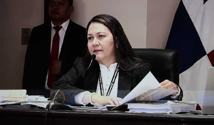 Baloisa Marquínez, jueza liquidadora de causas penales de Panamá. Víctor Arosemena