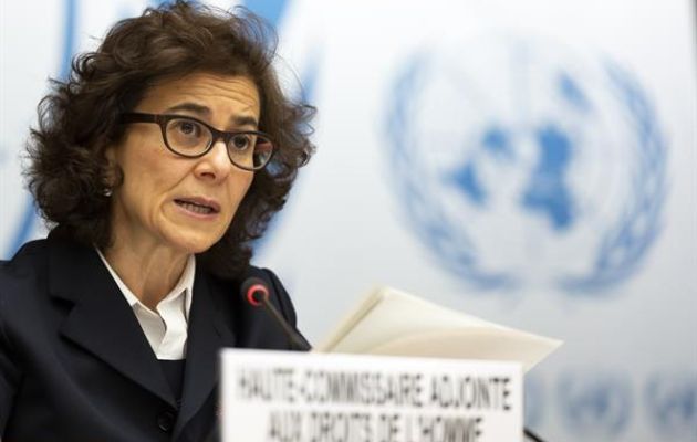  Nada Al-Nashif, alta comisionada adjunta de la ONU para los derechos humanos. Foto: EFE