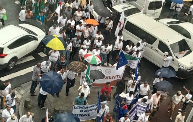La marcha se llevó a cabo de manera pacífica. Foto: Cortesía Tráfico Panamá