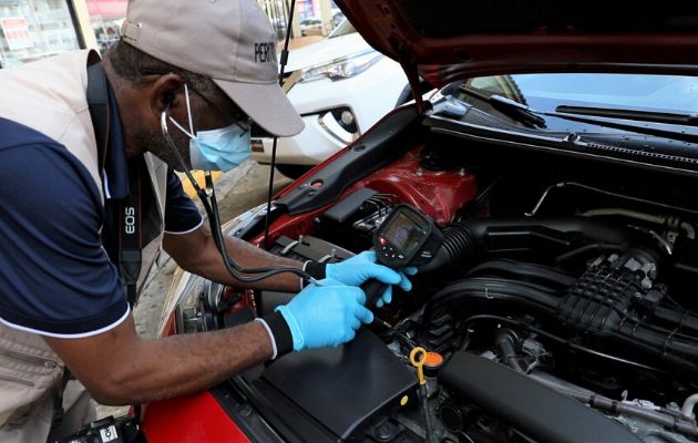 Unos 140 reclamos de propietarios de vehículos a motor. Foto: Cortesía 