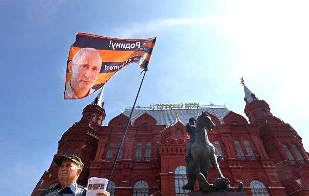 Putin frena la sublevación del Grupo Wagner, pero evidencia la fragilidad de su sistema. Foto: EFE