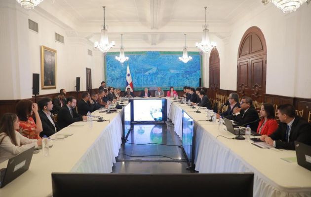 Reunión del Centro de Operación Nacional de Aseo (CON Aseo). Foto: Cortesía Presidencia