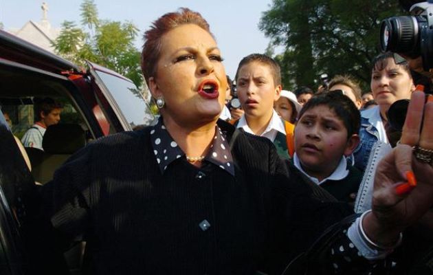 La conductora de televisión mexicana Talina Fernández. Foto: EFE