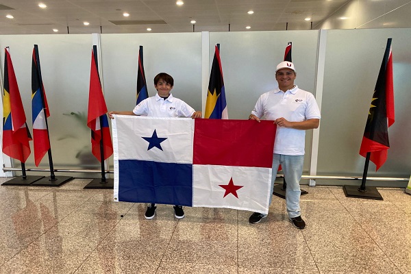 Panamanian Ion Lowy at the international sailing tournament