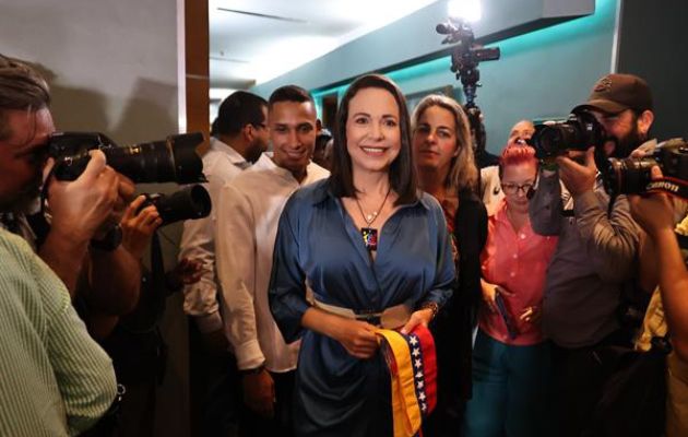 María Corina Machado, candidata de Vente Venezuela (VV). Foto: EFE