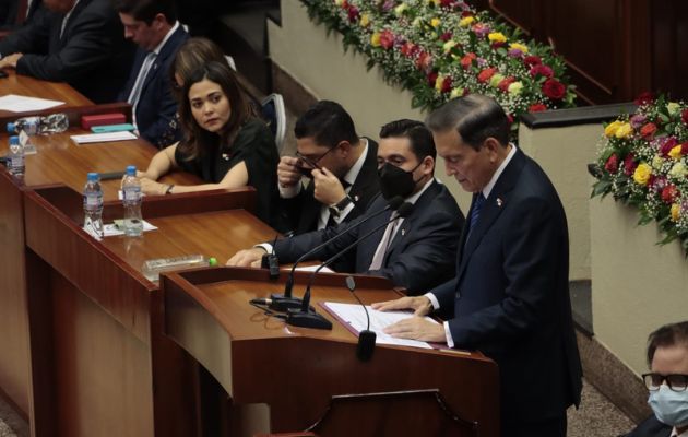 Laurentino Cortizo rindió su informe a la Nación. Foto: Víctor Arosemena