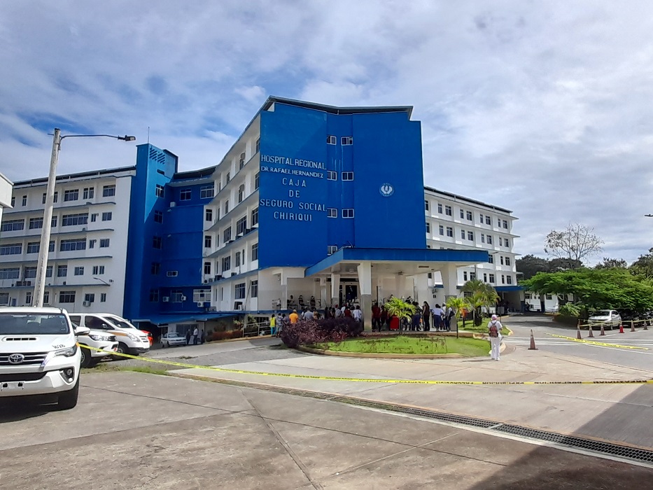  Eñ herido de bala falleció en el hospital Rafael Hernández. Foto: José Vásquez.