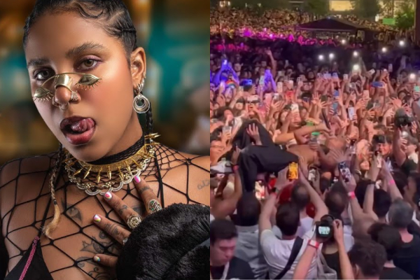 Tokischa caused euphoria at the concert in Madrid