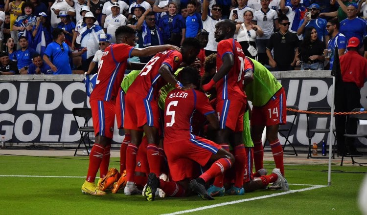 Jugadores de la selección de Panamá. Foto: Fepafut  