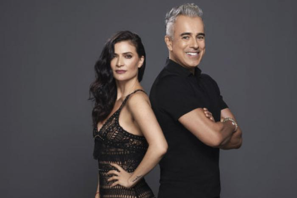Ana María Orozco y el actor Jorge Enrique Abello que interpretarán la serie