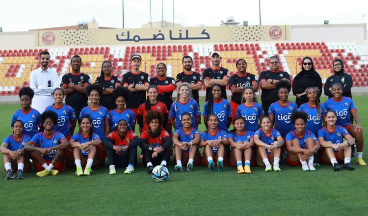 El equipo femenino realizó campamento en Arabía Saudita. Foto: Fepafut