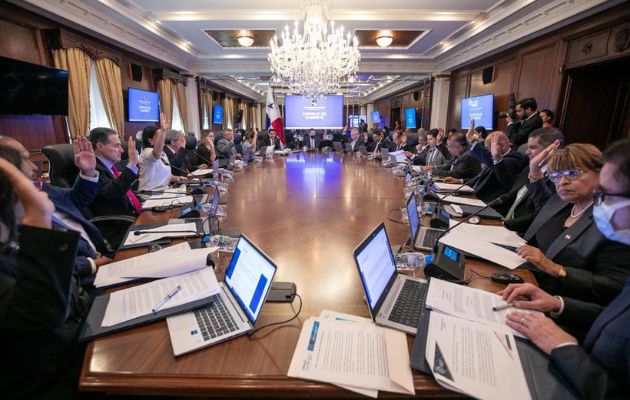 Consejo de Gabinete. Foto: Cortesía Presidencia