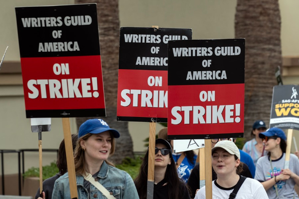 The Screen Actors Guild of America goes on strike