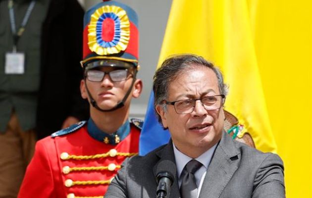 El presidente de colombia, Gustavo Petro. Foto: EFE