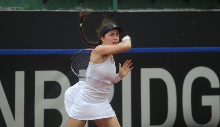 Las jugadoras de tenis de Panamá  pasan por buen Momento. Foto: Roberto Iriarte