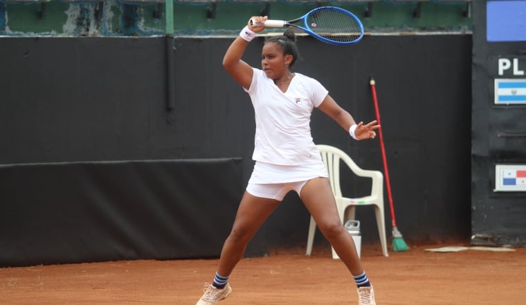 Las jugadoras de tenis de Panamá  pasan por buen Momento. Foto: Roberto Iriarte