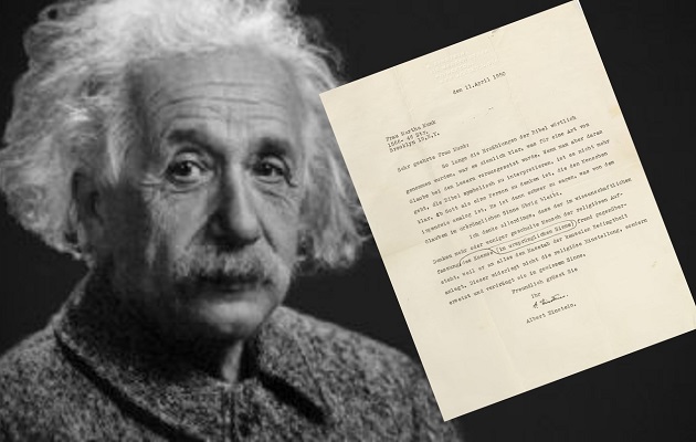 Einstein consideraba la Biblia como una colección de leyendas venerables, pero bastante primitivas. 