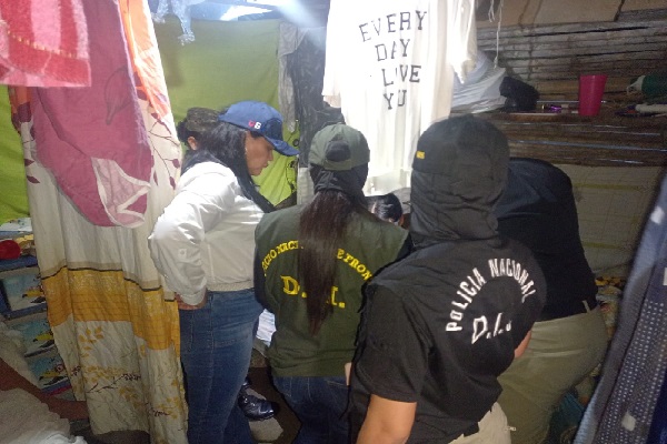 Se llevaron a cabo 14 allanamientos conjuntos en Darién y Chiriquí. Foto. Cortesía. PGN