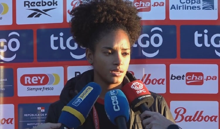 La jugadora panameña Katherine Castillo. Foto: Fepafut