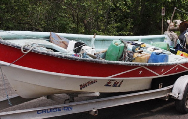 Los pescadores se trasladaban en el bote Niña Evi al momento del incidente. Foto: Grupo Epasa