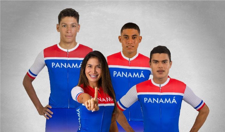 Equipo panameño de ciclismo en el Mundial Foto: Fepaci