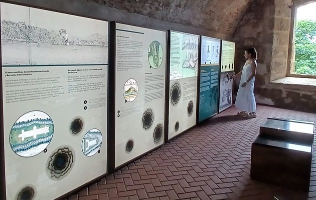 Uno de los proyectos visitados por funcionarios del BID fue la rehabilitación del Castillo San Lorenzo. Foto: Diomedes Sánchez ,