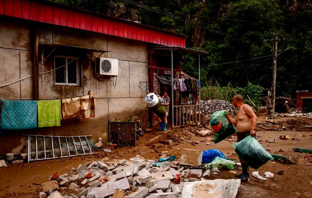 Provincia china evacúa a más de un millón de personas por inundaciones. Foto: EFE