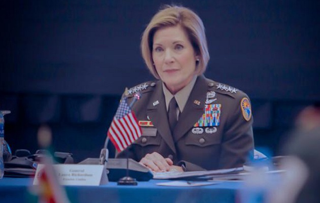  Laura Richardson,  jefa del Comando Sur.