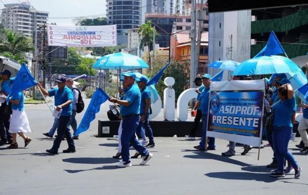 La Asociación de Profesores de la República de Panamá (Asoprof) se mantiene alerta. Foto: Cortesía