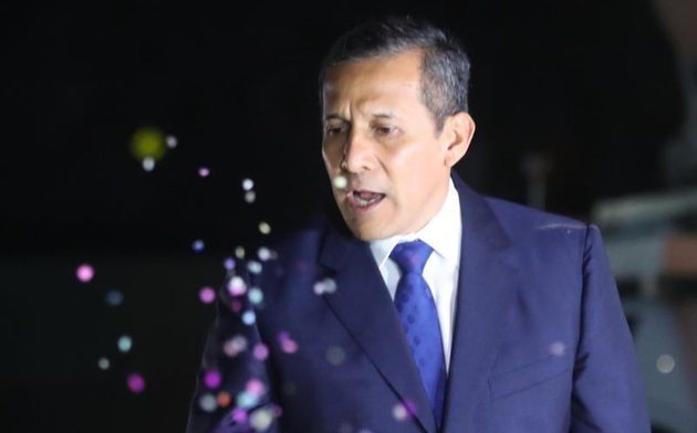 Ollanta Humala enfrenta líos con la justicia por el tema Odebrecht. Foto: EFE