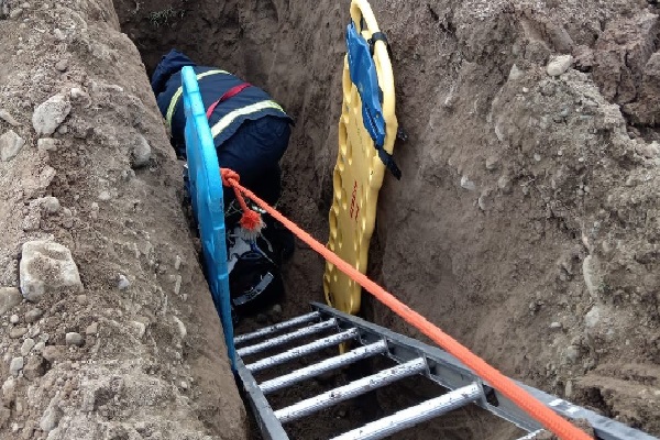 las víctimas laboraban para una empresa subcontratista encargada de la excavación. Foto. José Vásquez