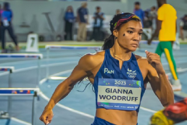 Gianna Woodruff, corredora panameña en los 400 metros con vallas. Foto: COP