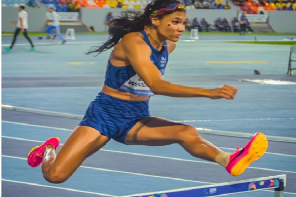 Gianna Woodruff, corredora panameña en los 400 metros con vallas. Foto: COP