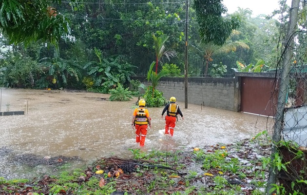 Las lluvias generan inestabilidad en los suelos. Foto: Cortesía/ Sinaproc