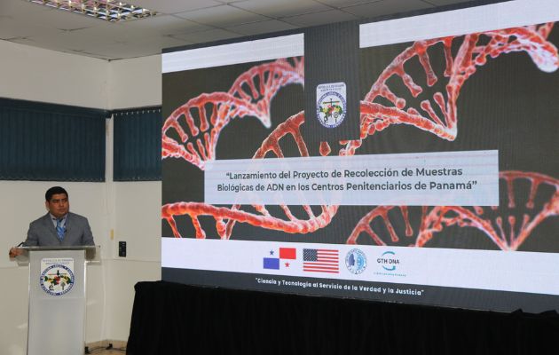 Panamá trabaja en su banco de datos de ADN en sistema penitenciario. Foto: Cortesía