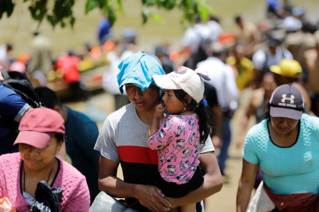 En total, más de 50,000 personas han atravesado el Tapón del Darién en lo que va de este mes.