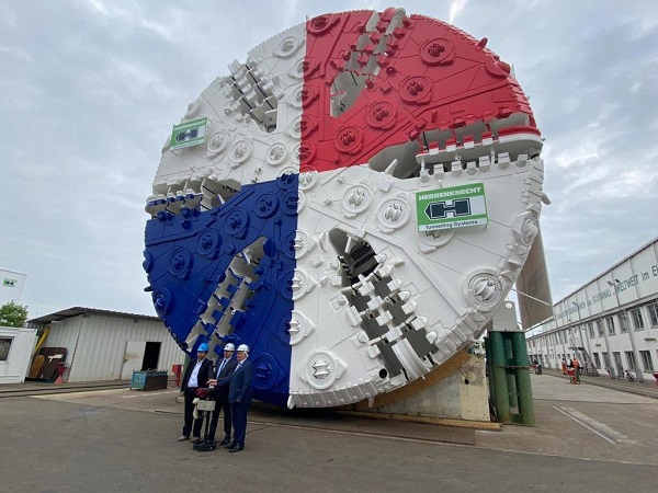 Esta será la tuneladora que construirá el tramo submarino de la Línea 3. Foto: Cortesía Metro de Panamá