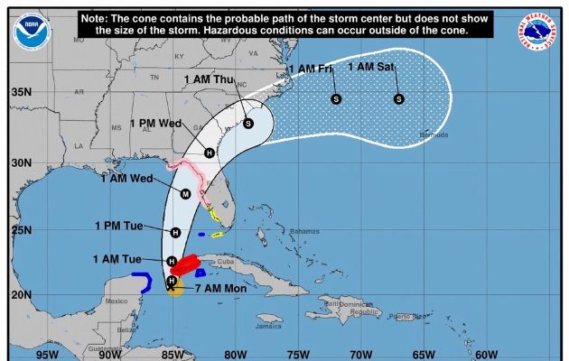 Idalia intensifies its campaign in Cuba
